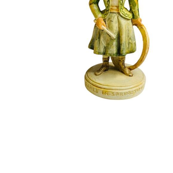 Sebastian Miniatures Figurine Games in Springtime Signed 4 Inch - Picture 2 of 6